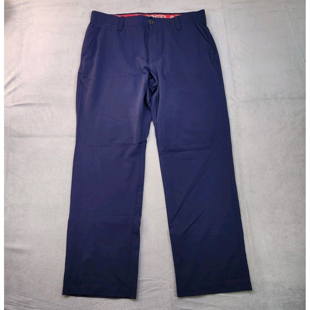 Under‎ Armour Match Play Golf Pants Men’s 36x30 Blue Performance Nylon Stretch